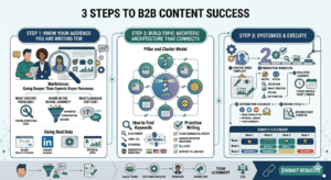 3 steps for creating a blog content plan that drives B2B traffic, builds authority & generates leads