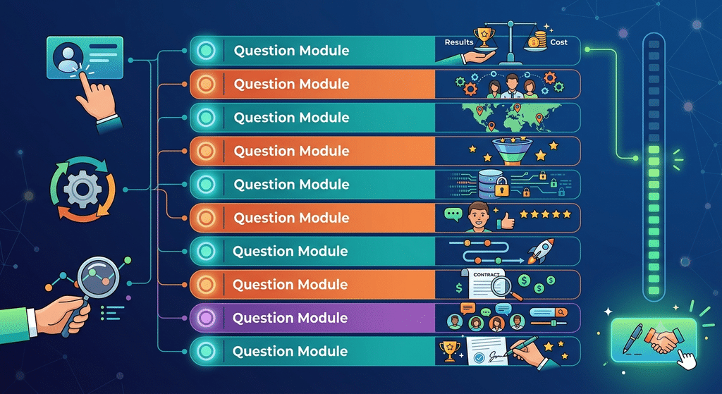 Checklist for how to hire an ABM agency with 10 questions to ask before signing