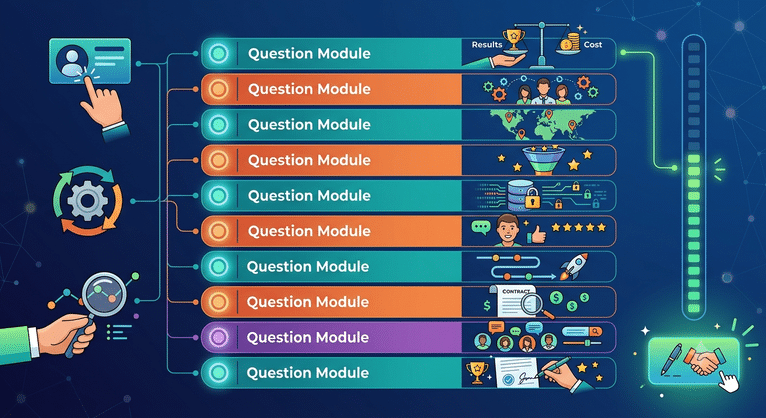 Checklist for how to hire an ABM agency with 10 questions to ask before signing